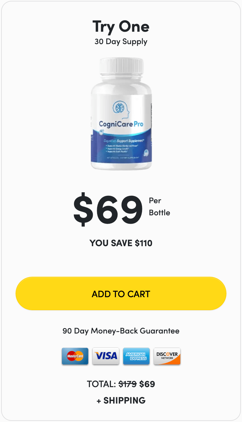 cognizil buy now 1 bottle